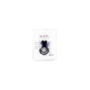 Double cockring noir avec stimulateur de clitoris 